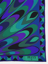 Pucci Emerald Onde & Iride Silk Twill Carré