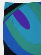 Pucci Emerald Printed Viscose Maxi Skirt