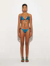 Pucci Emerald Iride Print Triangle Bikini Top