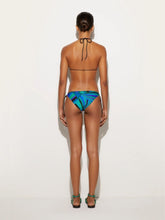 Pucci Emerald Iride Print Triangle Bikini Top