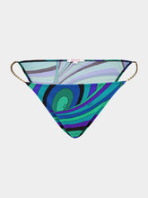 Pucci Emerald Iride Print Chain Bikini Brief