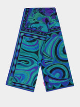 Pucci Emerald Mixed Prints Cotton Sarong