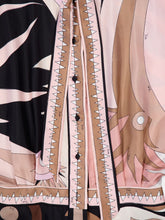 Pucci Stella Print Asymmetric Sleeve Mini Dress