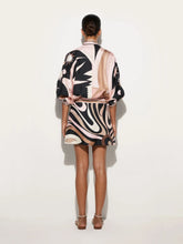 Pucci Stella Print Asymmetric Sleeve Mini Dress