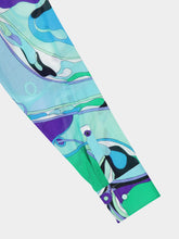 Pucci Green and Emerald Orchidee Cotton Shirt