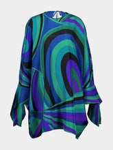 Pucci Emerald Iride Print Silk Kaftan