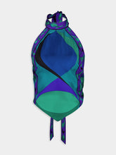 Pucci Emerald Pesci Silk Drop Top