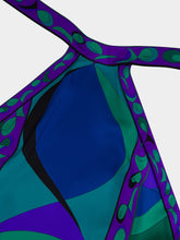 Pucci Emerald Pesci Silk Drop Top