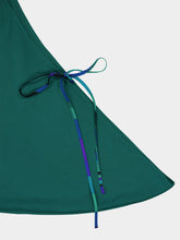 Pucci Emerald Orchidee-Print Crepe Marocain Blouse