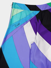 Pucci Iride Print Silk Wide-Leg Trousers