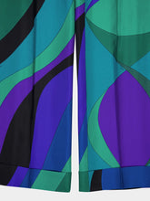 Pucci Emerald Printed Straight-Fit Silk Trousers
