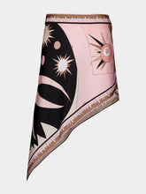 Pucci Stella Print Asymmetrical Mini Skirt