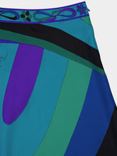 Pucci Emerald Maxi Skirt with Asymmetric Hem