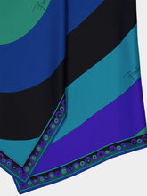 Pucci Emerald Maxi Skirt with Asymmetric Hem