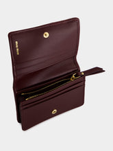 Miu Miu Bordeaux Lambskin Wallet