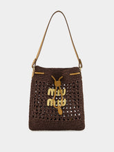 Miu Miu Cocoa Brown Woven Mini Bag