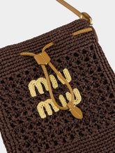 Miu Miu Cocoa Brown Woven Mini Bag
