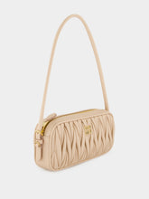 Miu Miu Powder Pink Matelassé Nappa Shoulder Bag