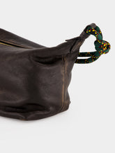 Miu Miu Coffee Brown Spirit Leather Pouch