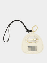Miu Miu White Wander Leather Bag Charm