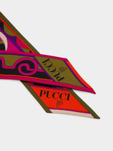 Pucci Silk Foulard in Astro and Rhombi Print
