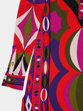 Pucci Jersey Satin Dress with Necklace Print