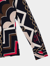 Pucci Istrice Print Long-Sleeved Jersey Shirt