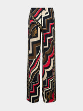 Pucci Istrice Print Straight-Leg Trousers