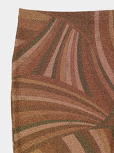 Pucci Iride Print Lamé Jersey Midi Skirt