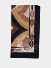 Pucci Black and Gold Printed Cotton Sarong