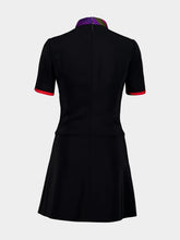 Pucci Black Flared Dress with Printed Details