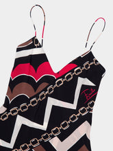 Pucci Istrice Print Long Silk Dress