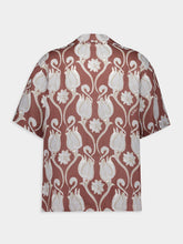 Valentino Garavani Tulips Graphic-Print Linen Shirt