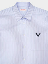 Valentino Garavani Azure Cotton Poplin Shirt