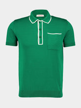 Valentino Garavani Signature VLogo Green Polo Shirt