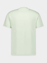 Valentino Garavani Mint Cotton T-shirt with VLogo Patch