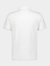 Valentino Garavani White Cotton Piqué Polo Shirt with Vlogo