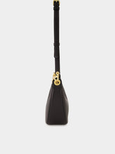 Valentino Garavani Black Mini VLogo Moon Hobo Bag