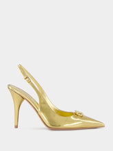 Valentino Garavani VLogo Signature Leather Slingback Pumps