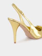 Valentino Garavani VLogo Signature Leather Slingback Pumps