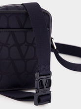 Valentino Garavani Blue Bag Crossbody Small Jacquard Iconographe