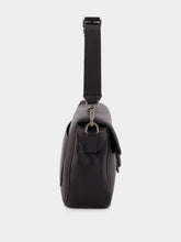 Valentino Garavani Black Shoulder Bag Alltime Rubber Logo Nappa