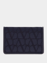 Valentino Garavani Logo Patterned Bi-Fold Wallet