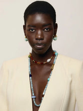 Lizzie Fortunato Seafoam Mini Organic Resin Hoop Earrings