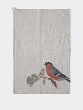 Linoroom Set of 2 Small Birds Kitchen Towels