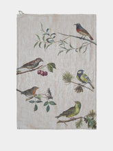 Linoroom Set of 2 Small Birds Kitchen Towels