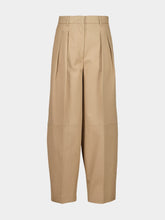Altuzarra Sepia Dash Cropped Barrel-Leg Pants