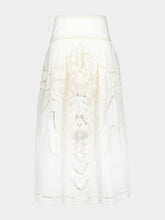 Zimmermann Daylight Linen Maxi Skirt in Cream