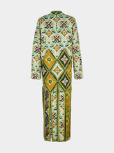 Alémais Cece Print Spliced Midi Dress