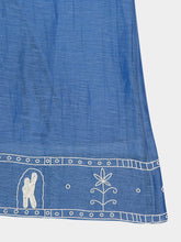 Alémais Blue Yasmeen Embellished Skirt